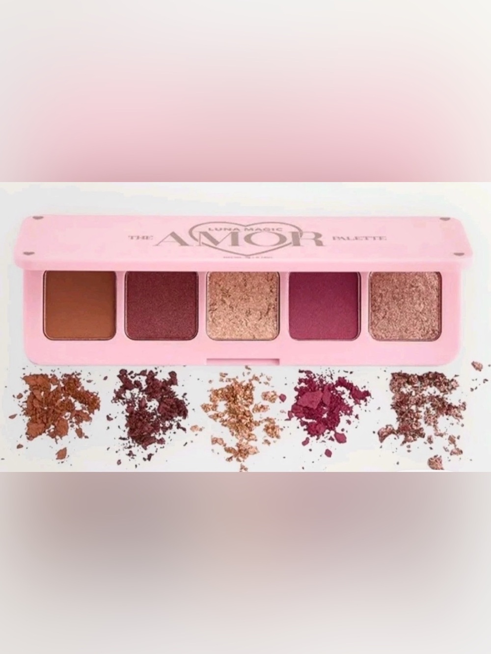 AMOR Love Notes Eyeshadow Palette — Rose & Bronze Mix
